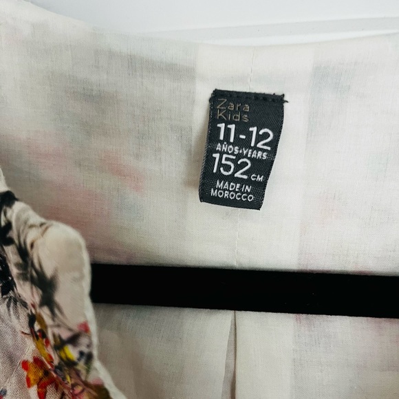 Zara kids watercolour print dress - Picture 3 of 4